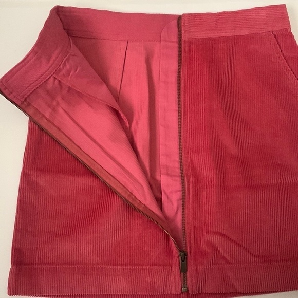 Gap Corduroy Front Zip Mini Skirt - Picture 8 of 10